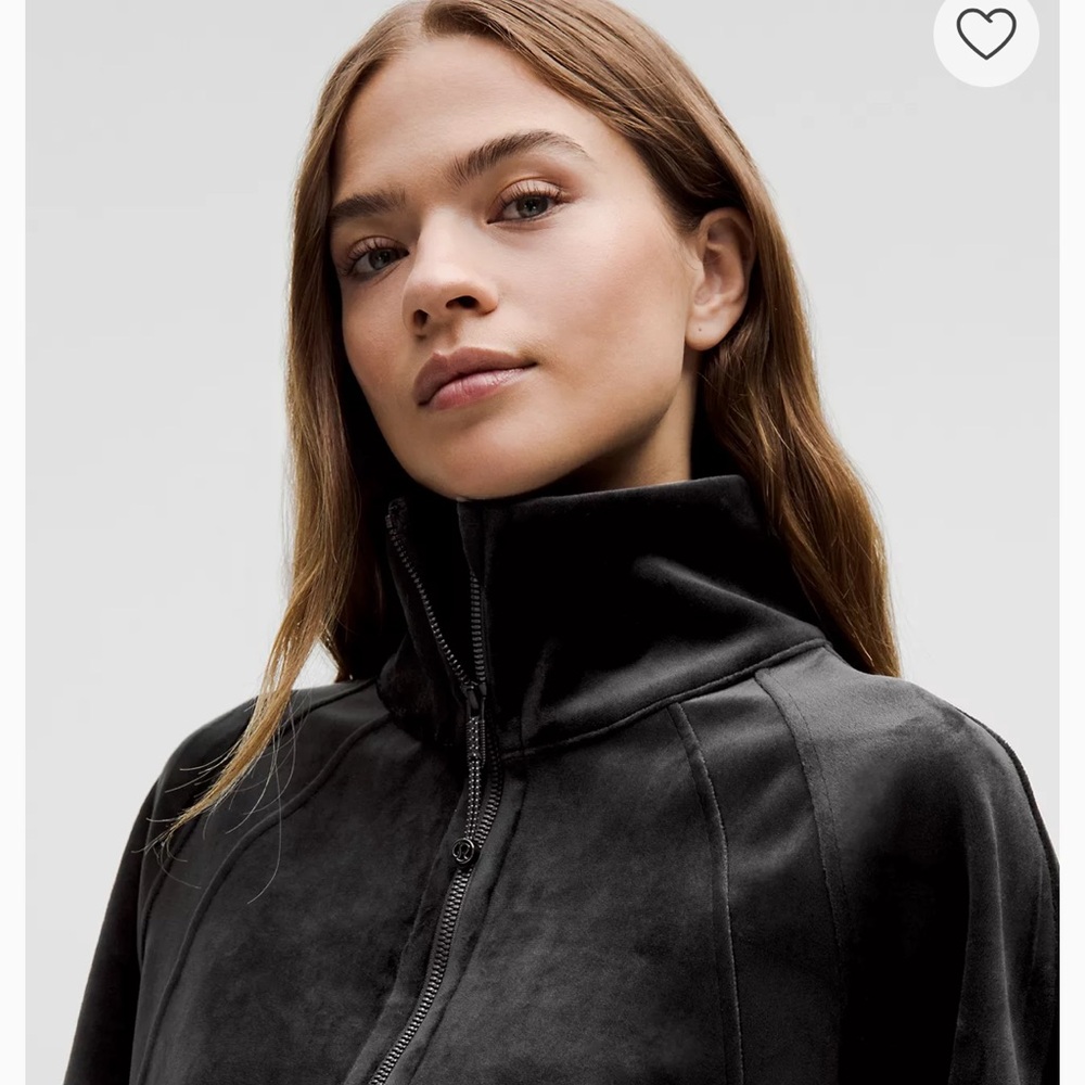 Lululemon Scuba Oversized Funnel Neck Half Zip in Black Velvet Size XL/XXL - Picture 3 of 8
